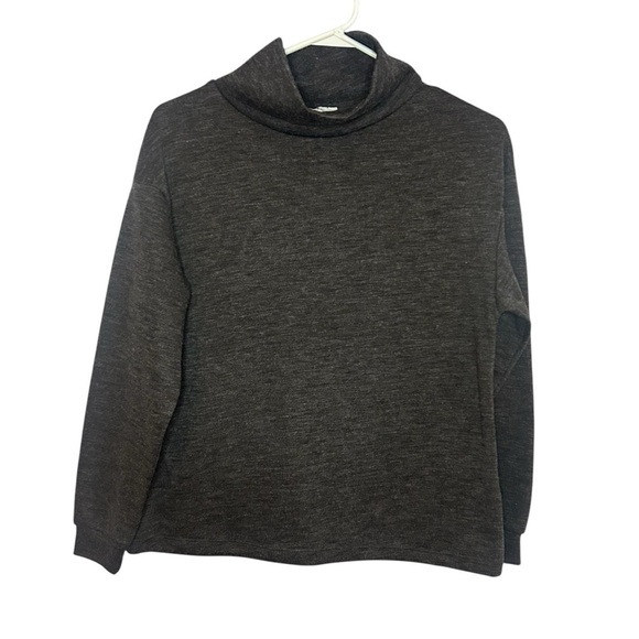 Magaschoni Sweaters - Magaschoni Gray Mock Neck Sweater | Soft Pullover Top Size Small
